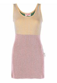Andersson Bell colour-block ribbed knit vest - Rosa