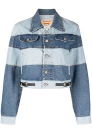 Andersson Bell Giacca denim Mahina con design patchwork - Blu