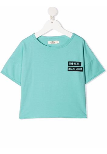 Andorine logo crew-neck T-shirt - Verde