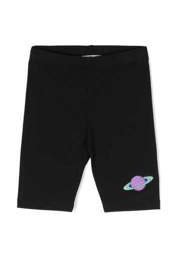 Andorine Shorts con applicazione - Nero