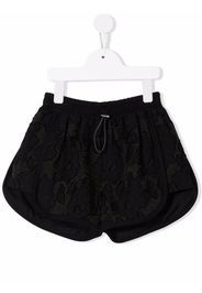 Andorine Shorts a fiori - Nero