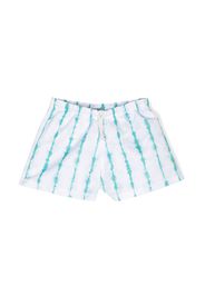 Andorine Costume da bagno con fantasia tie-dye - Bianco