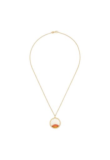 Collana con pendente in oro 18kt e diamanti