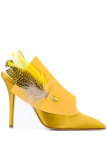 Pumps Joan con piume