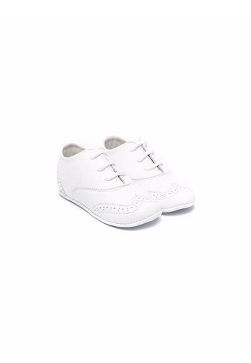 Andrea Montelpare lace-up leather shoes - Bianco