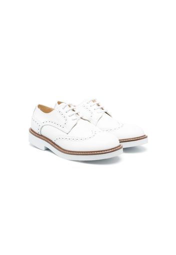 Andrea Montelpare classic leather brogues - Bianco