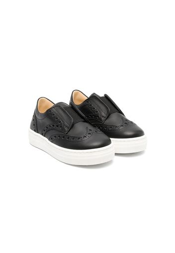 Andrea Montelpare leather slip-on sneakers - Nero