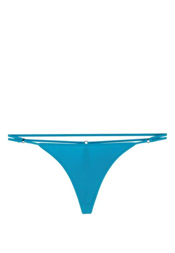 ANDREĀDAMO thong-style bikini bottoms - Blu