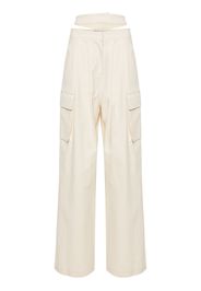ANDREĀDAMO high-waist wide-leg trousers - Toni neutri