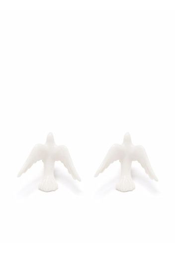 Andres Gallardo dove earrings - Bianco