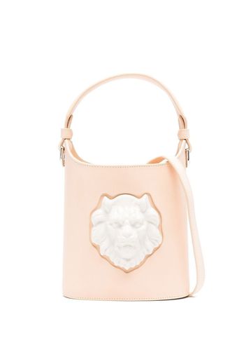 Andres Gallardo plaque-detail leather shoulder bag - Toni neutri