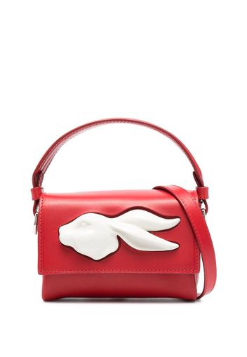 Andres Gallardo sculpted-detail shoulder bag - Rosso