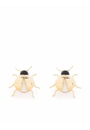 Andres Gallardo beetle earrings - Oro