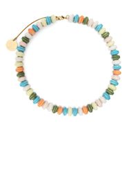 Andres Gallardo bead-embellished choker necklace - Verde