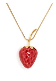 Andres Gallardo strawberry pendant necklace - Rosso