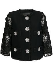 Andrew Gn crystal-button jacket - Nero