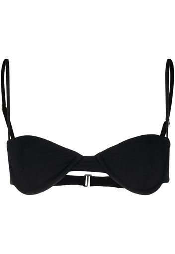 Anemos Top bikini senza ferretto - Nero