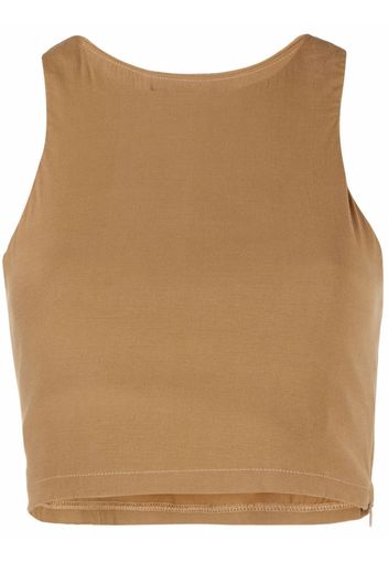 Anemos cropped tank top - Toni neutri