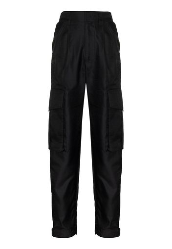 Angel Chen side-pocket cargo trousers - Nero