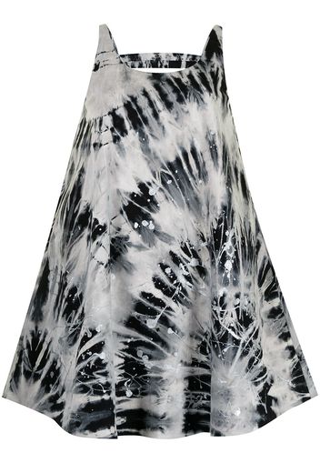 Angel Chen Abito con fantasia tie-dye - Grigio