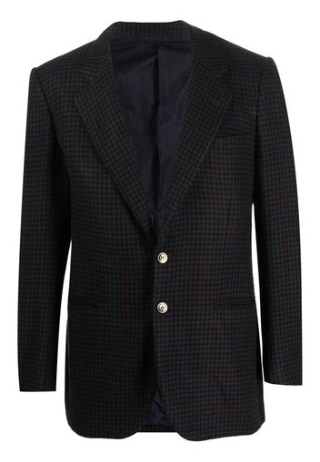 A.N.G.E.L.O. Vintage Cult Blazer con motivo pied-de-poule anni '90 - Nero