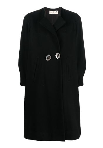 A.N.G.E.L.O. Vintage Cult Cappotto doppiopetto anni '40 - Nero