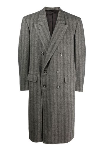 A.N.G.E.L.O. Vintage Cult Cappotto doppiopetto gessato anni 2000 - Grigio