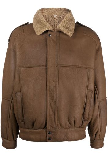 A.N.G.E.L.O. Vintage Cult Giacca con fodera in shearling Pre-owned anni '90 - Marrone