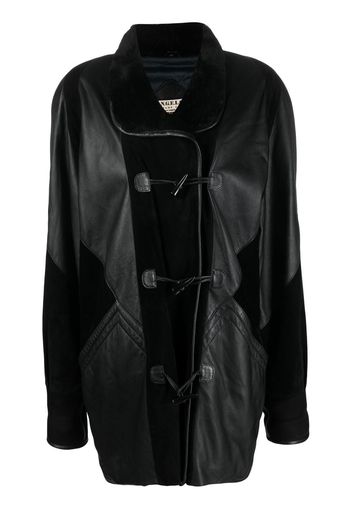 A.N.G.E.L.O. Vintage Cult 1980s toggle-fastening coat - Nero