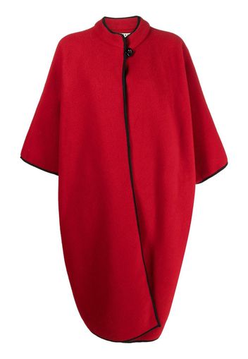 A.N.G.E.L.O. Vintage Cult Cappotto monopetto con maniche ampie anni '80 - Rosso