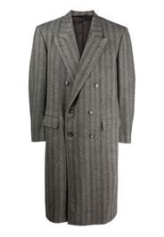 A.N.G.E.L.O. Vintage Cult Cappotto doppiopetto gessato anni 2000 - Grigio