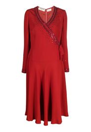 A.N.G.E.L.O. Vintage Cult Abito con paillettes anni '80 - Rosso