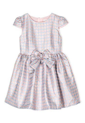 Angel's Face houndstooth-pattern print dress - Blu