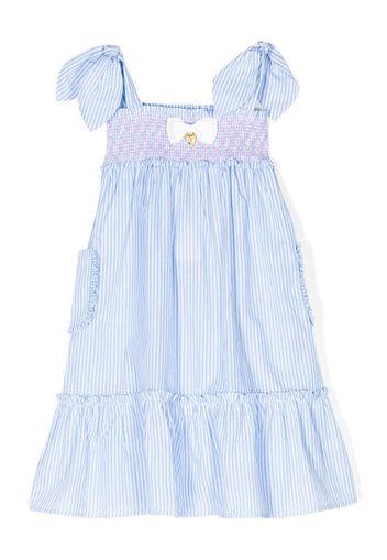 Angel's Face striped embroidered dress - Blu