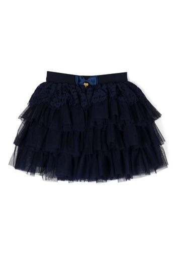 Angel's Face Kamma lace-trim tutu skirt - Blu