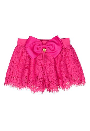 Angel's Face Dorothy Lace bow-detail shorts - Rosa