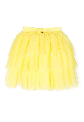 Angel's Face Petal tiered tutu skirt - Rosa