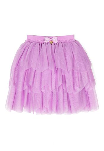 Angel's Face Petal tiered tutu skirt - Viola
