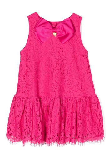 Angel's Face Nel lace bow-detail dress - Rosa