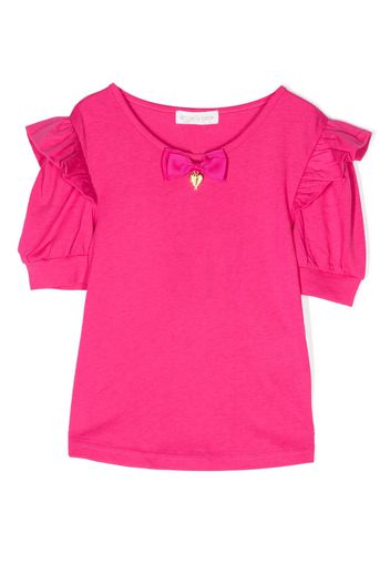 Angel's Face Gwen ruffle-detail T-shirt - Rosa