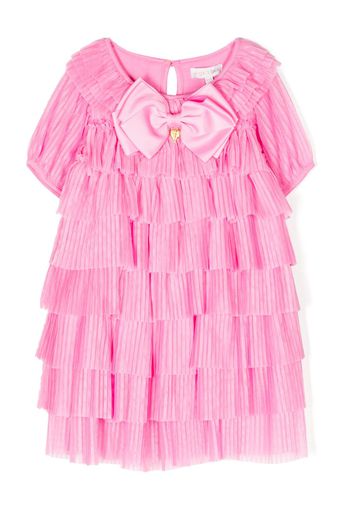 Angel's Face Tallulah pleated bow-detail dress - Rosa