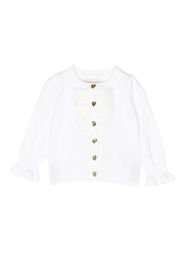 Angel's Face Pia pleated cardigan - Bianco
