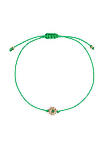 Anil Arjandas Bracciale Eye Ball in oro rosa 18kt con diamanti e smeraldi - GREEN