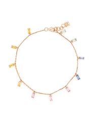 Anil Arjandas Bracciale Rainbow in oro rosa 18kt con zaffiri