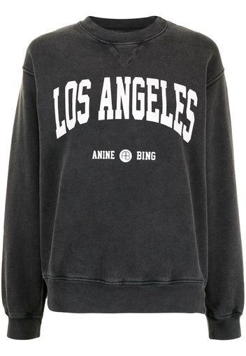 ANINE BING Los Angeles sweatshirt - Grigio