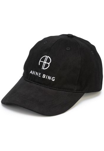 ANINE BING Cappello da baseball Jeremy con ricamo - Nero