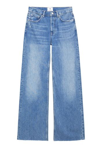 ANINE BING Jeans Hugh a gamba ampia - Blu