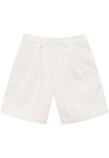 ANINE BING Shorts Carrie con pieghe - Bianco