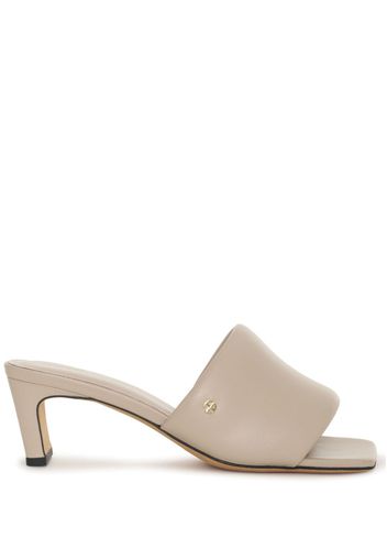 ANINE BING Skyler block-heel sandals - Toni neutri