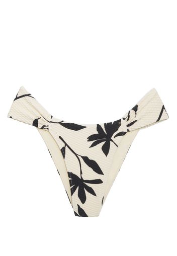 ANINE BING Slip bikini Naya a fiori - Toni neutri